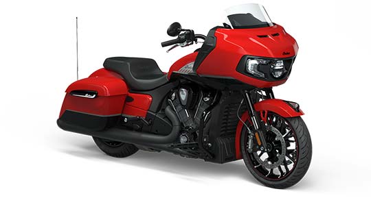 Indian Challenger Dark Horse - Indy Red with Graphics