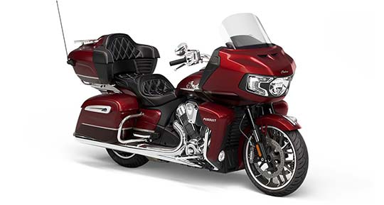 Indian Pursuit Limited with Premium Package - Maroon Metallic with Graphics